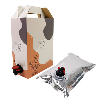 1L/2L/3L Individuelle Kaffee-Box Einweg-Kaffeebeutel in Box mit Ventil-Spender