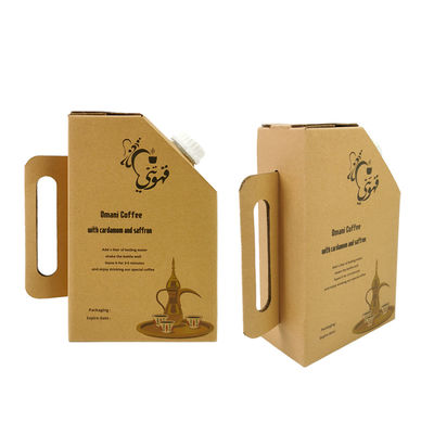 1L/2L/3L/5L Trinkbeutel Einweg-Handgriff Kaffeebeutel in Box Wein mit Ventil Kaffeebeutel Dispenser