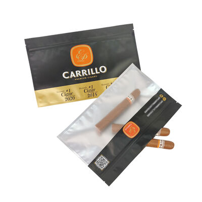 MOPP PE-Material Struktur Zigarren Humidor Taschen Zigarren Feuchtigkeitsspender Plastik Reißverschluss Taschen Langlebige Feuchtigkeitsspender Taschen