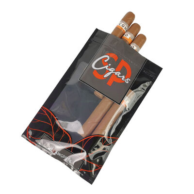 5 Zigarren Volumen Zigarren Verpackungstüte Maßgeschneiderte Druckdurchlässig Verpackung Dauerstoff für die Zigarrenlagerung