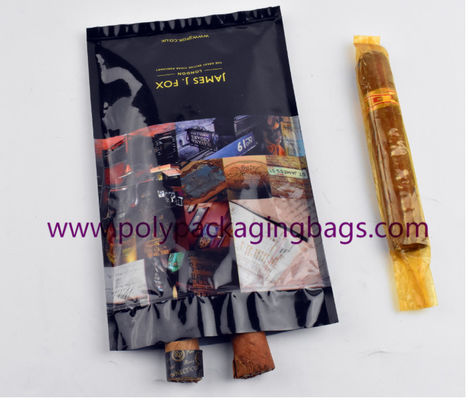 Bequemer Zigarren-Luftfeuchtigkeitsregler mit Reißverschluss bauscht sich,/befeuchtende Zigarren-Verpackentaschen,/Zigarren-Verpackenbeutel