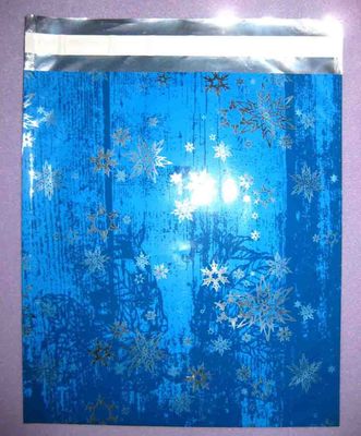 Metallische Postsendungs-selbstklebende Plastiktaschen mit dauerhaftem Band