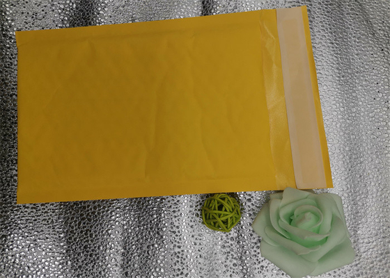 Gelbe Kraftpapier-aufgefüllter Umschlag-Tasche, Verpackungs-Blasen-Werbungs-Taschen